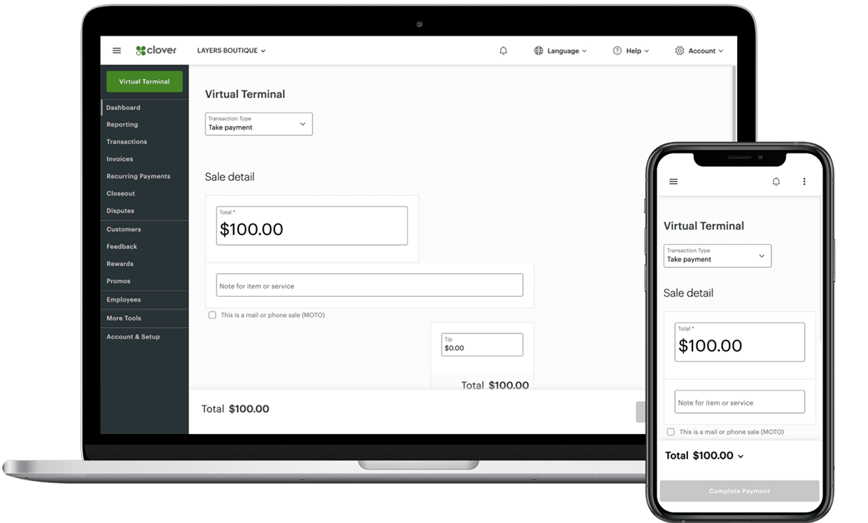 clover virtual terminal img